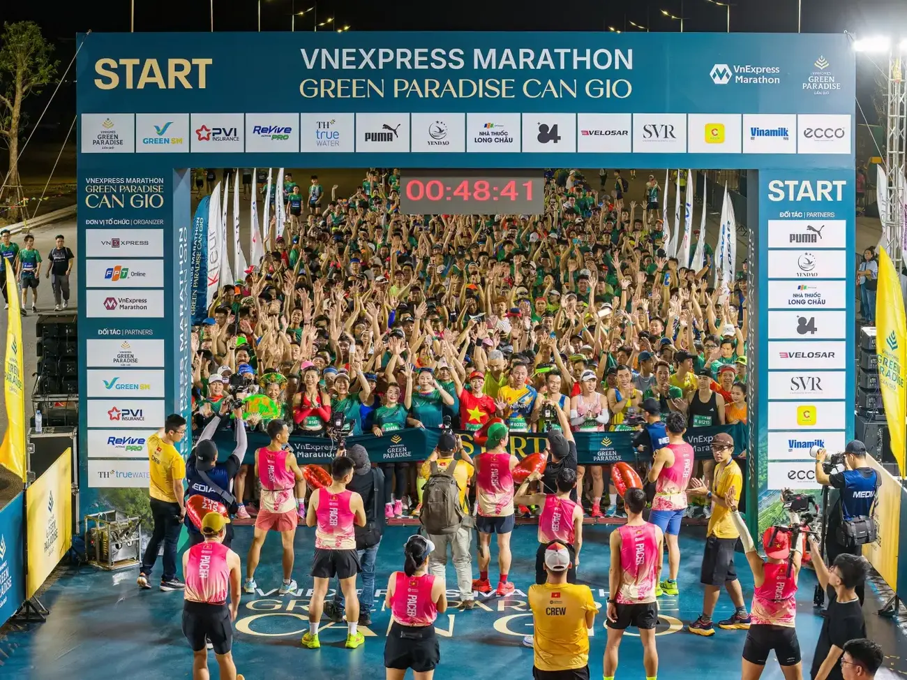 Giải chạy VnExpress Marathon Green Paradise Cần Giờ thu hút hơn 5.000 runners tham dự. Ảnh: VnExpress Marathon