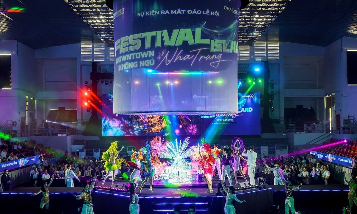 Hơn 1.000 khách dự lễ ra mắt đảo lễ hội Festival Island Nha Trang