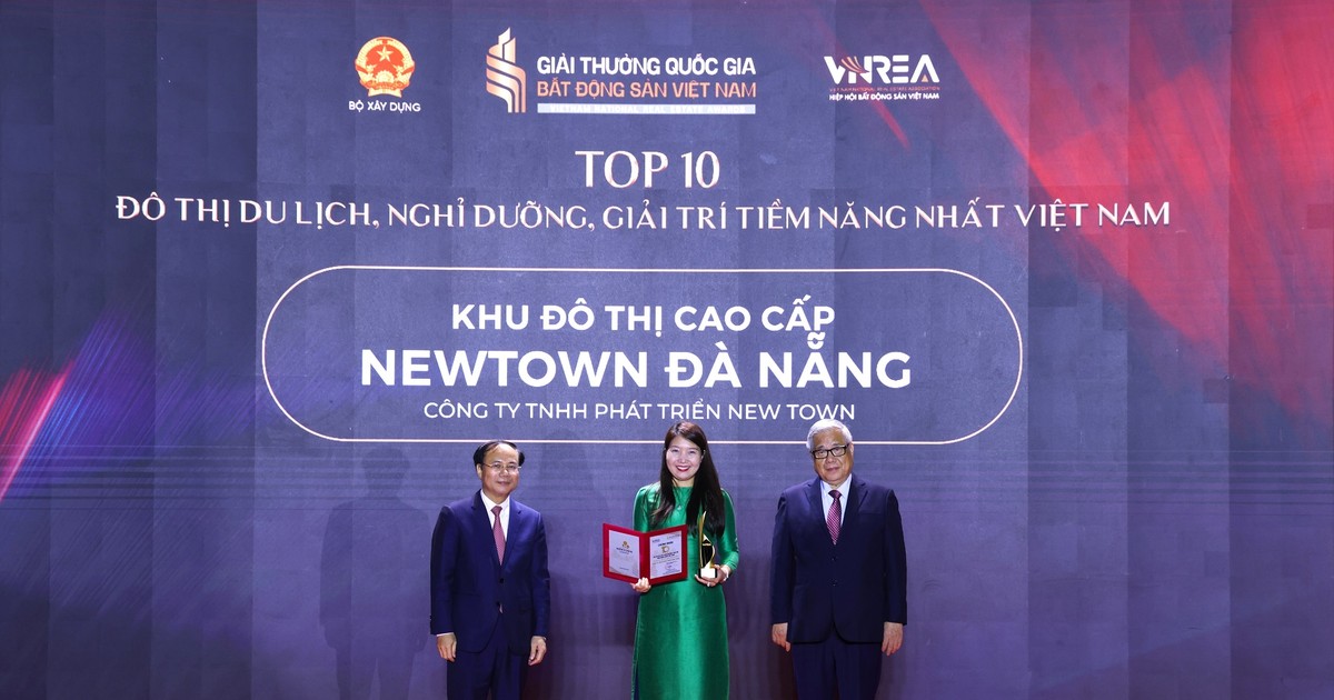 Khu đô thị cao cấp Newtown được vinh danh Top 10 đô thị du lịch, nghỉ dưỡng, giải trí tiềm năng nhất Việt Nam